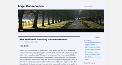 Desktop Screenshot of angelconservation.org